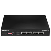 Edimax 8 Port, Unmanaged, Long Range, Gigabit PoE+ Switch with DIP Switch